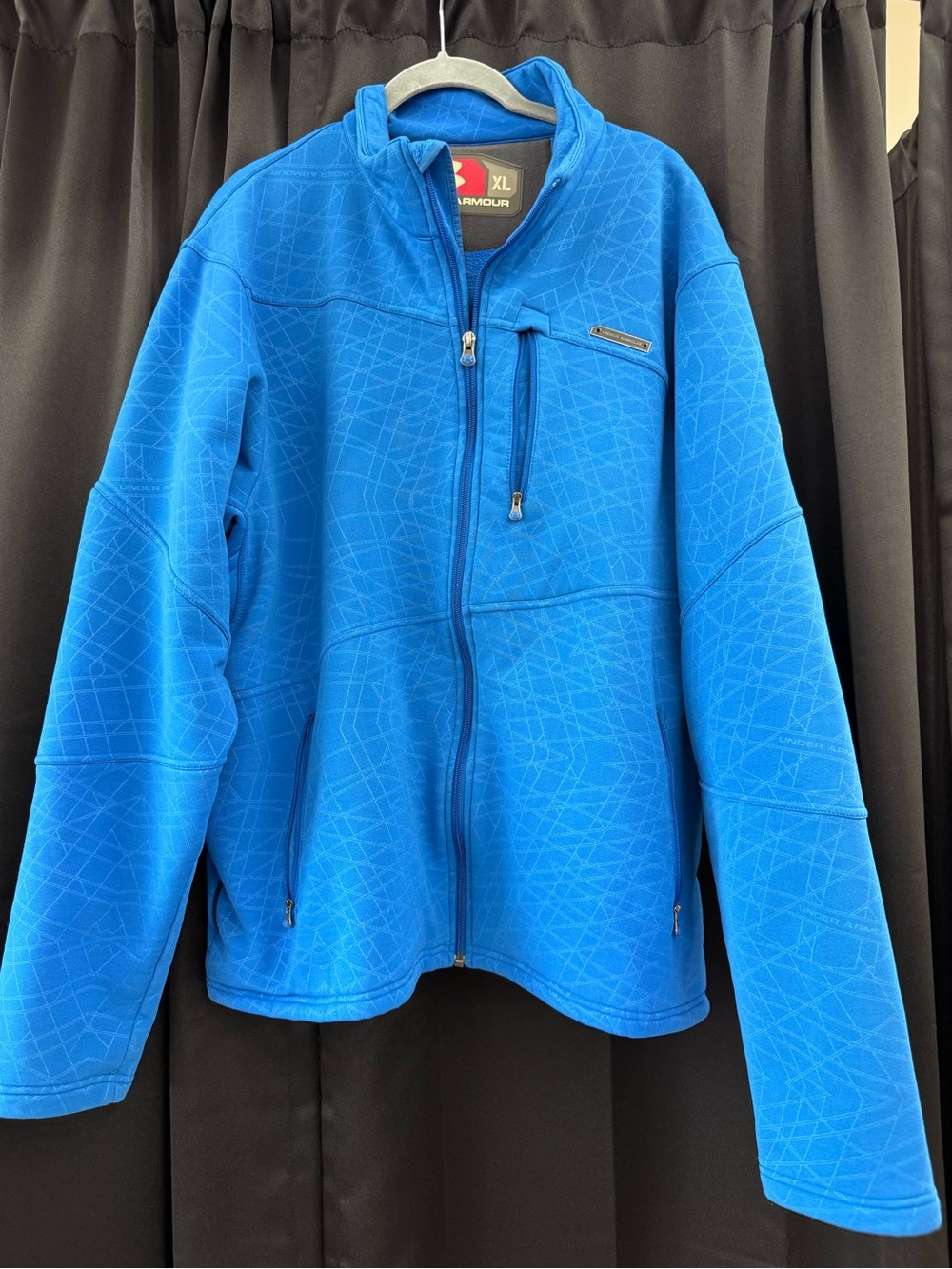Under Armour Men’s Bright Blue Full-Zip Performance Jacket